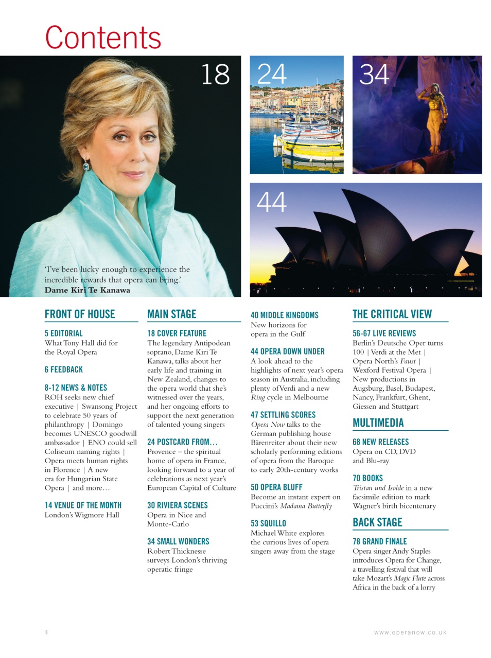 Opera Now Preview Pages