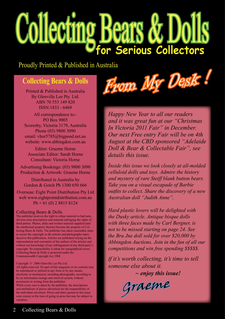 Collecting Bears And Dolls Preview Pages