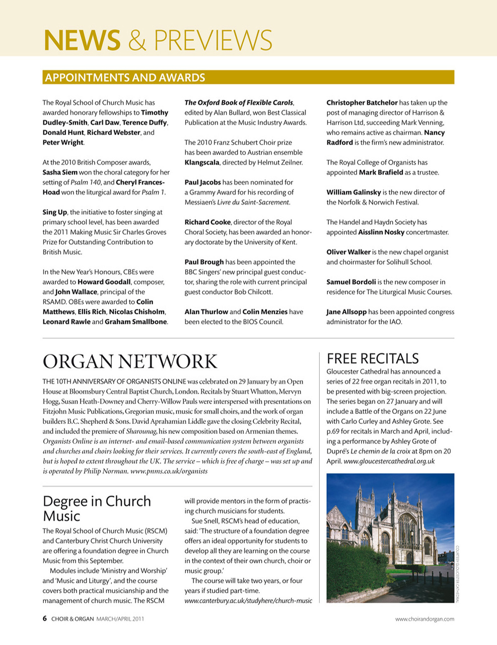 Choir & Organ Preview Pages