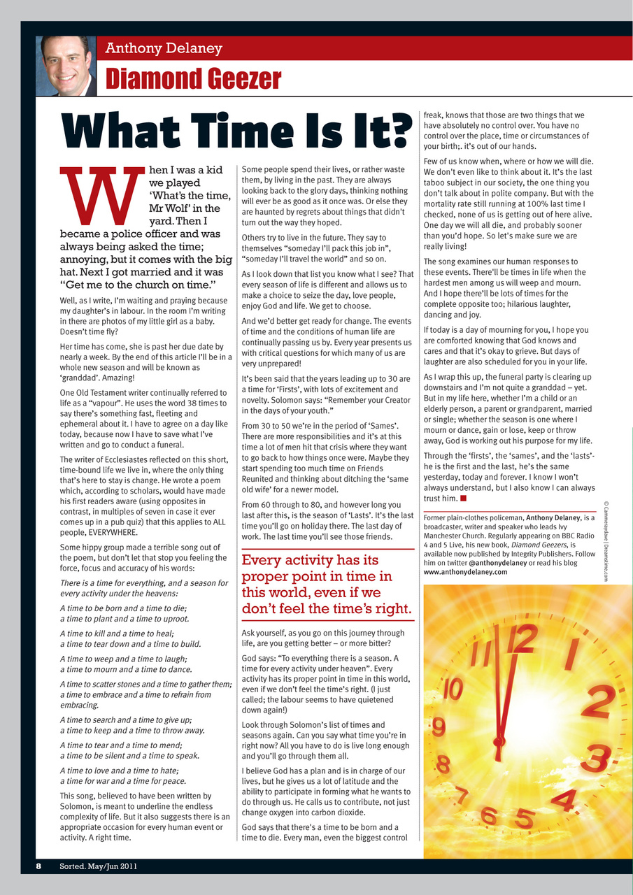 Sorted Magazine – The men's mag with morals Preview Pages