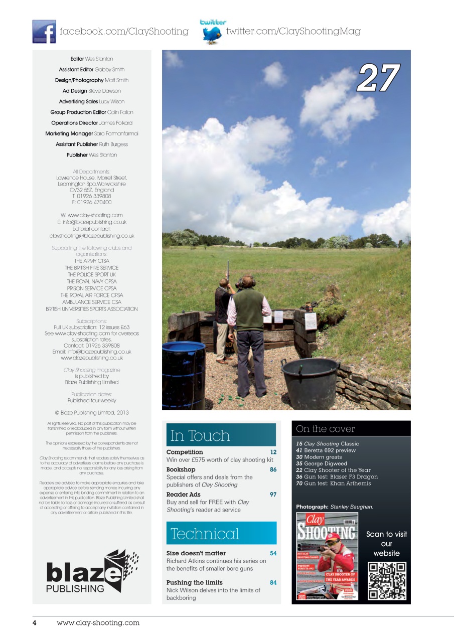 Clay Shooting Preview Pages