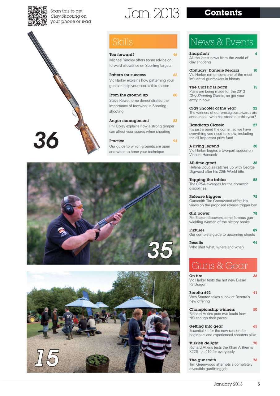 Clay Shooting Preview Pages