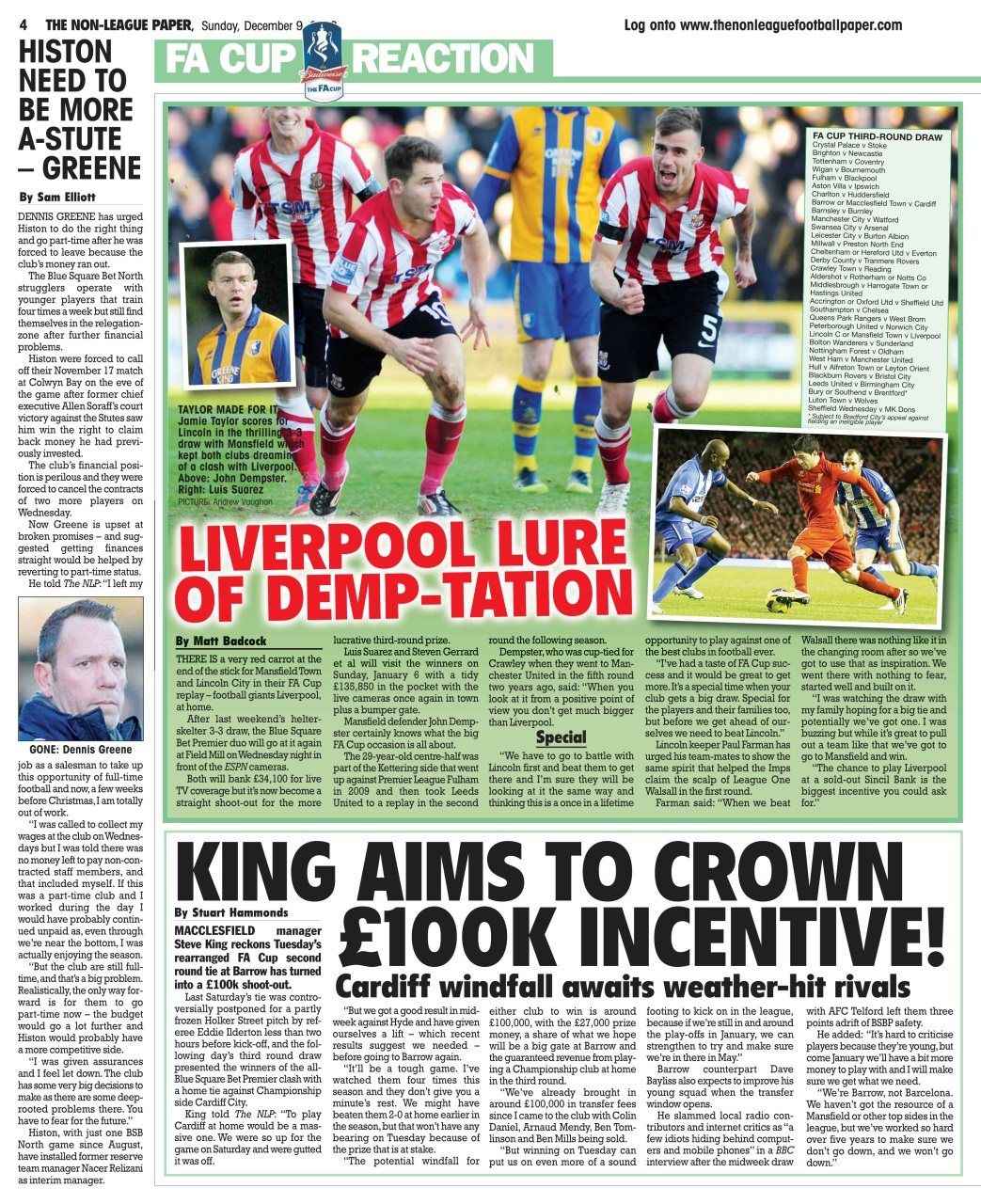 The Non-League Football Paper Preview Pages