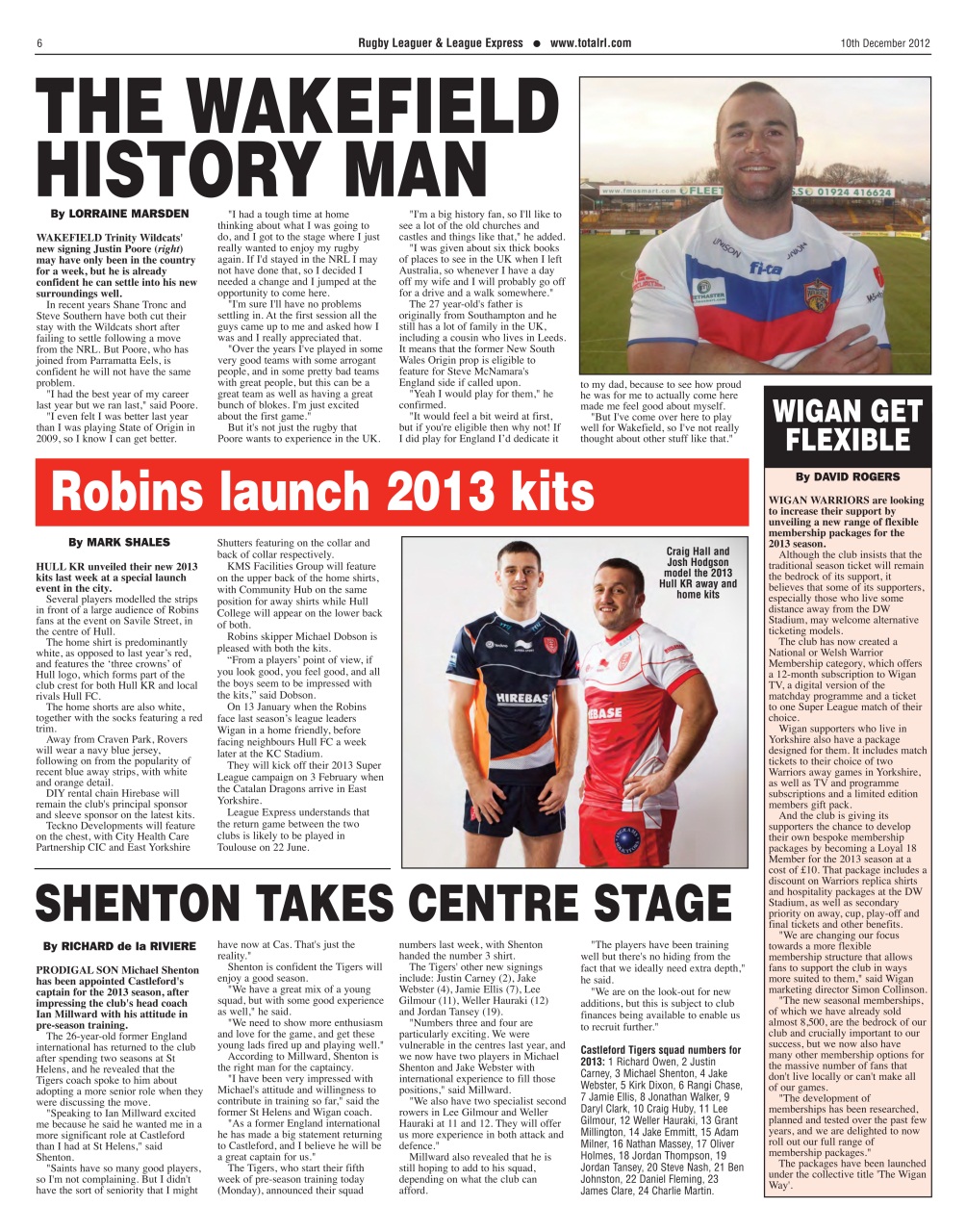 League Express Preview Pages