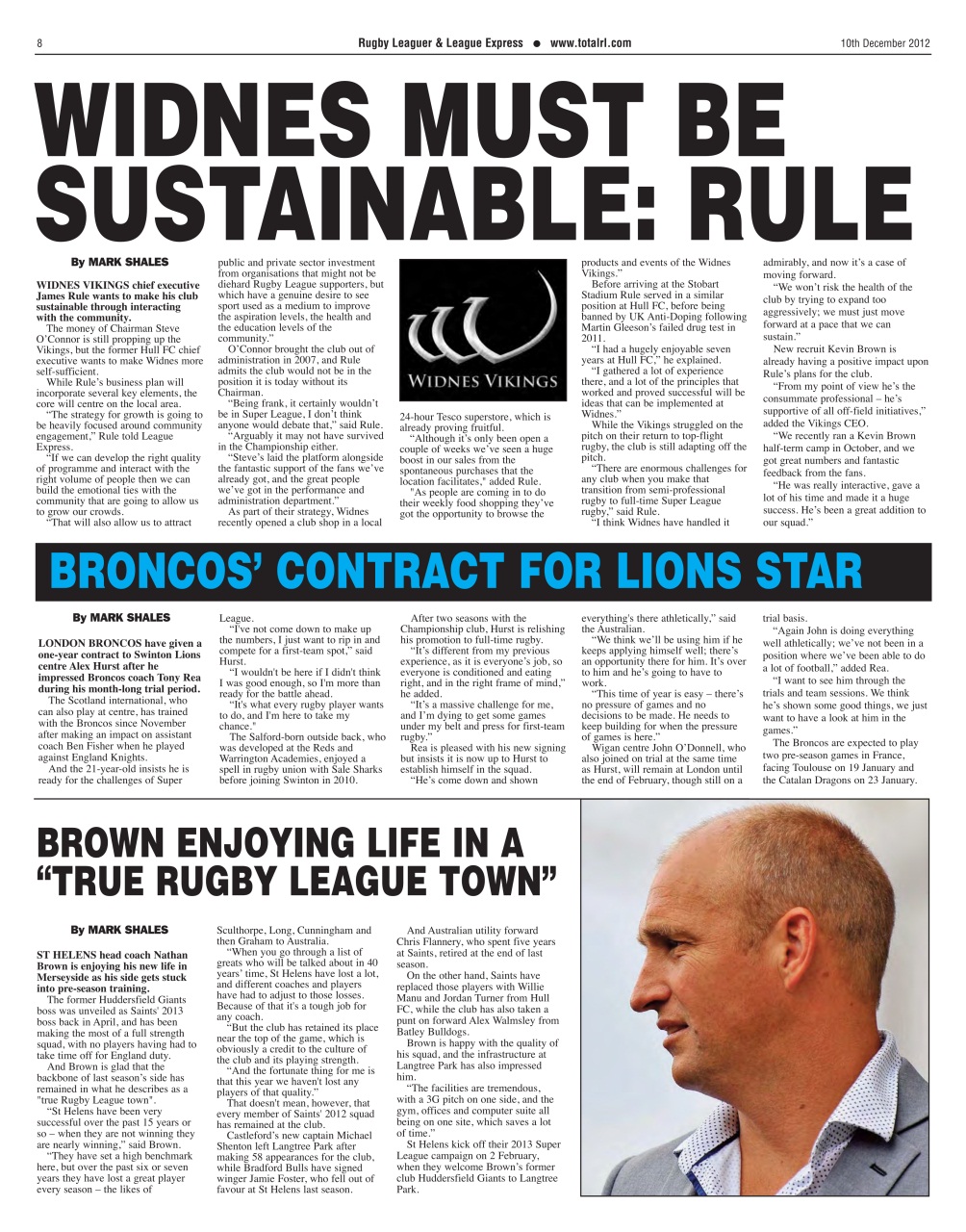 League Express Preview Pages