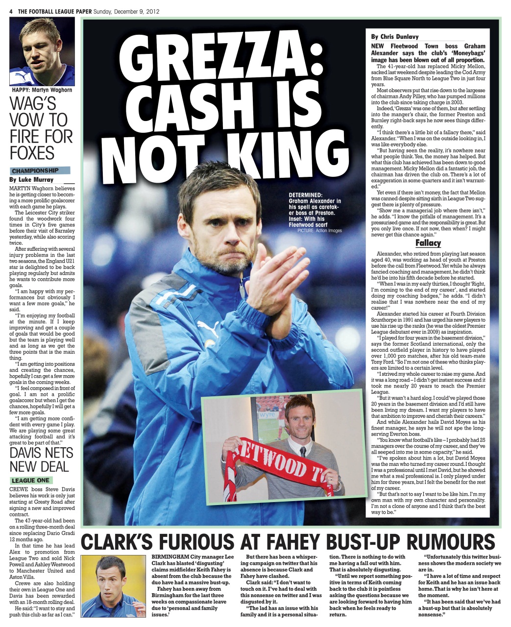 The Football League Paper Preview Pages