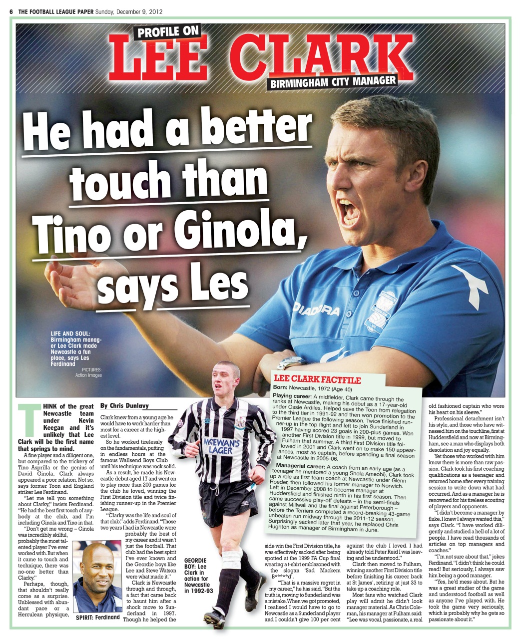 The Football League Paper Preview Pages