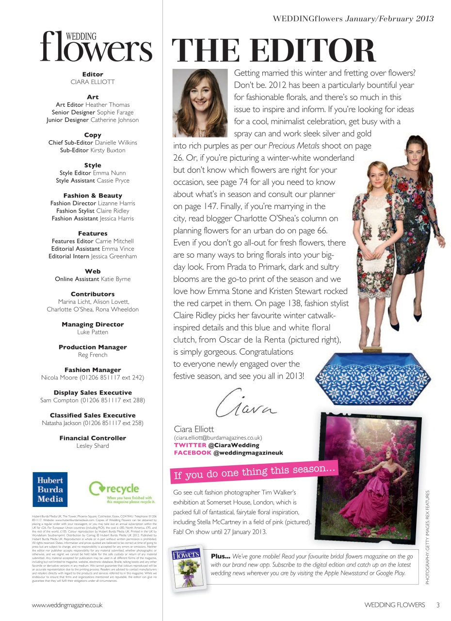 Wedding Flowers Magazine Preview Pages