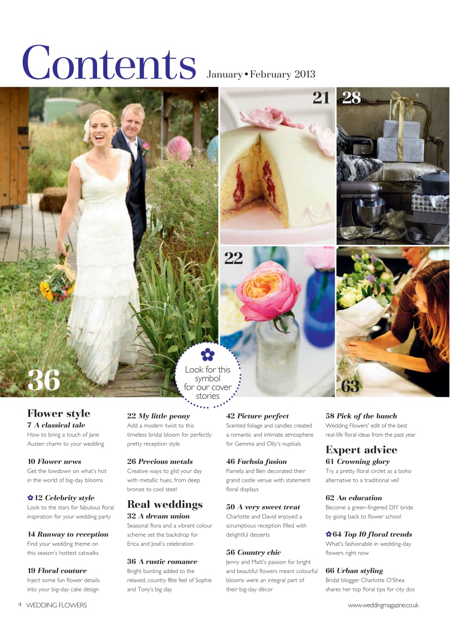 Wedding Flowers Magazine Preview Pages