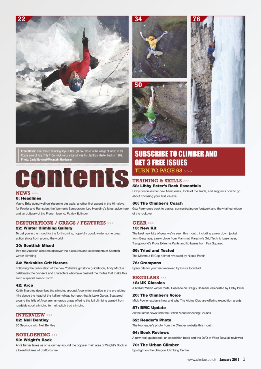 Climber Preview Pages