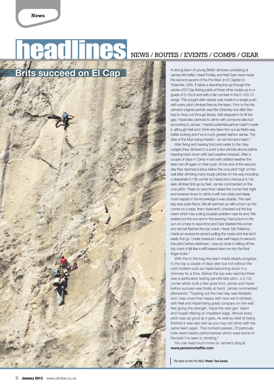 Climber Preview Pages