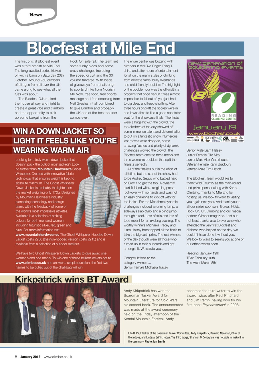 Climber Preview Pages