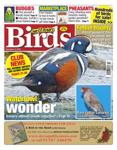 Cage & Aviary Birds issue Cage & Aviary 12 December 2012
