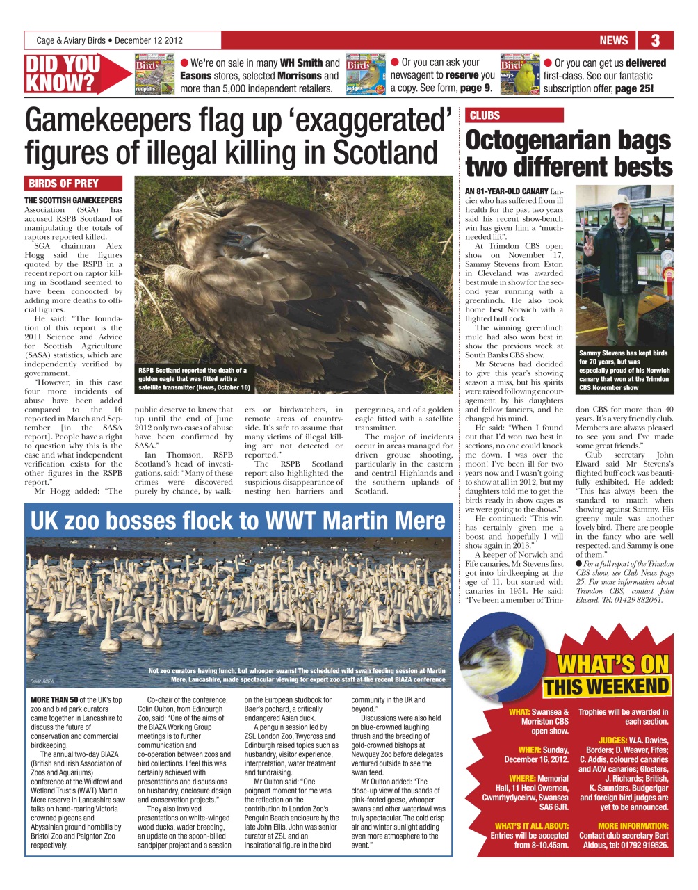 Cage & Aviary Birds Preview Pages