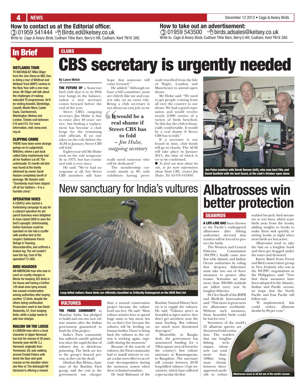 Cage & Aviary Birds Preview Pages