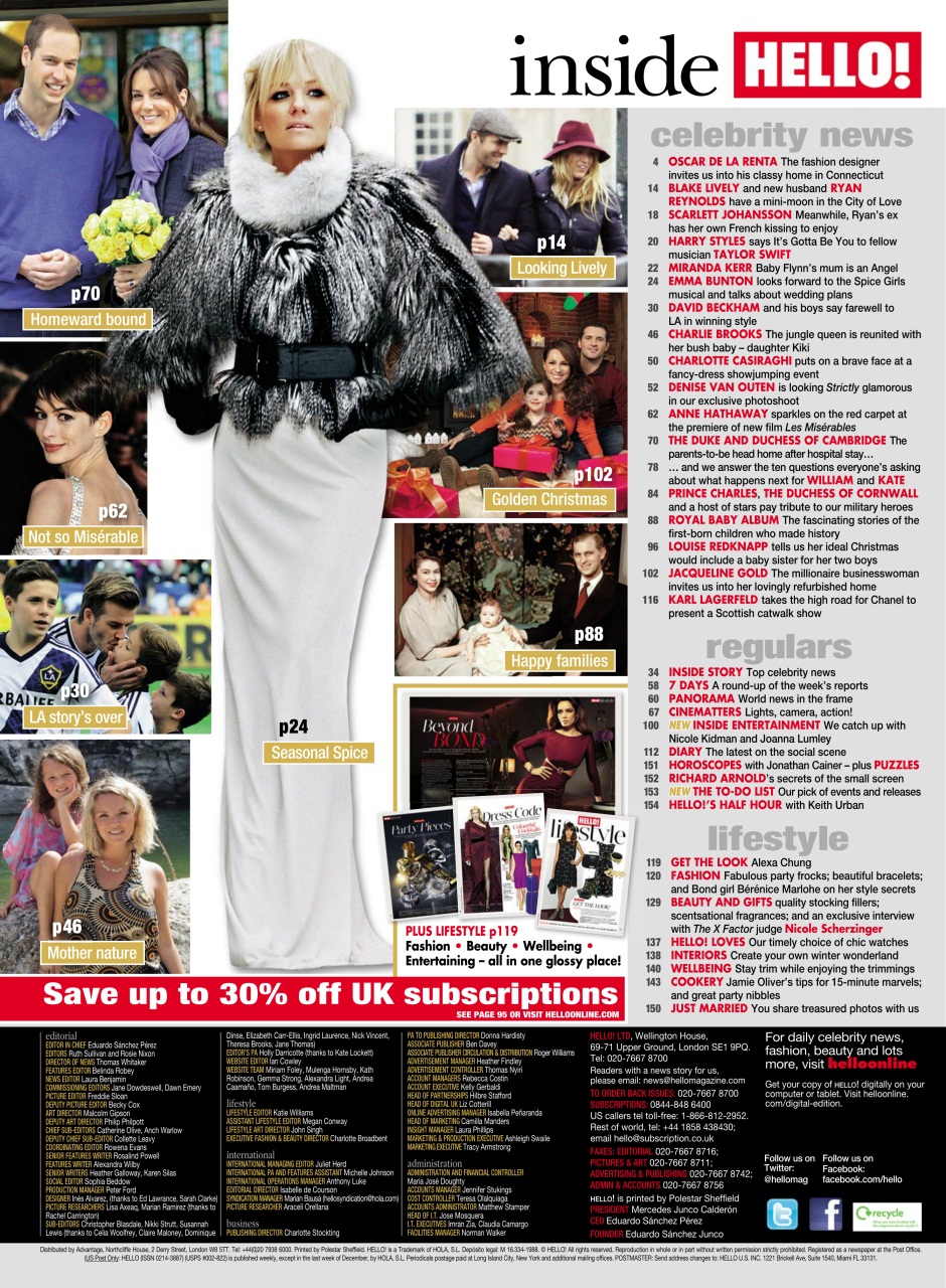 Hello! Magazine Preview Pages