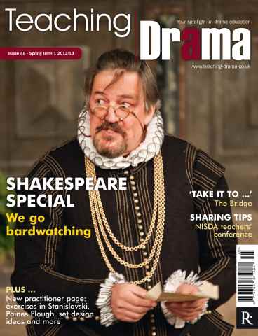 Drama and Theatre issue Spring Term 1 2012-13