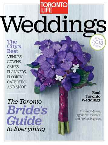 Toronto Life issue Weddings