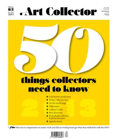 Art Collector issue Issue 63 Jan-Mar 2013