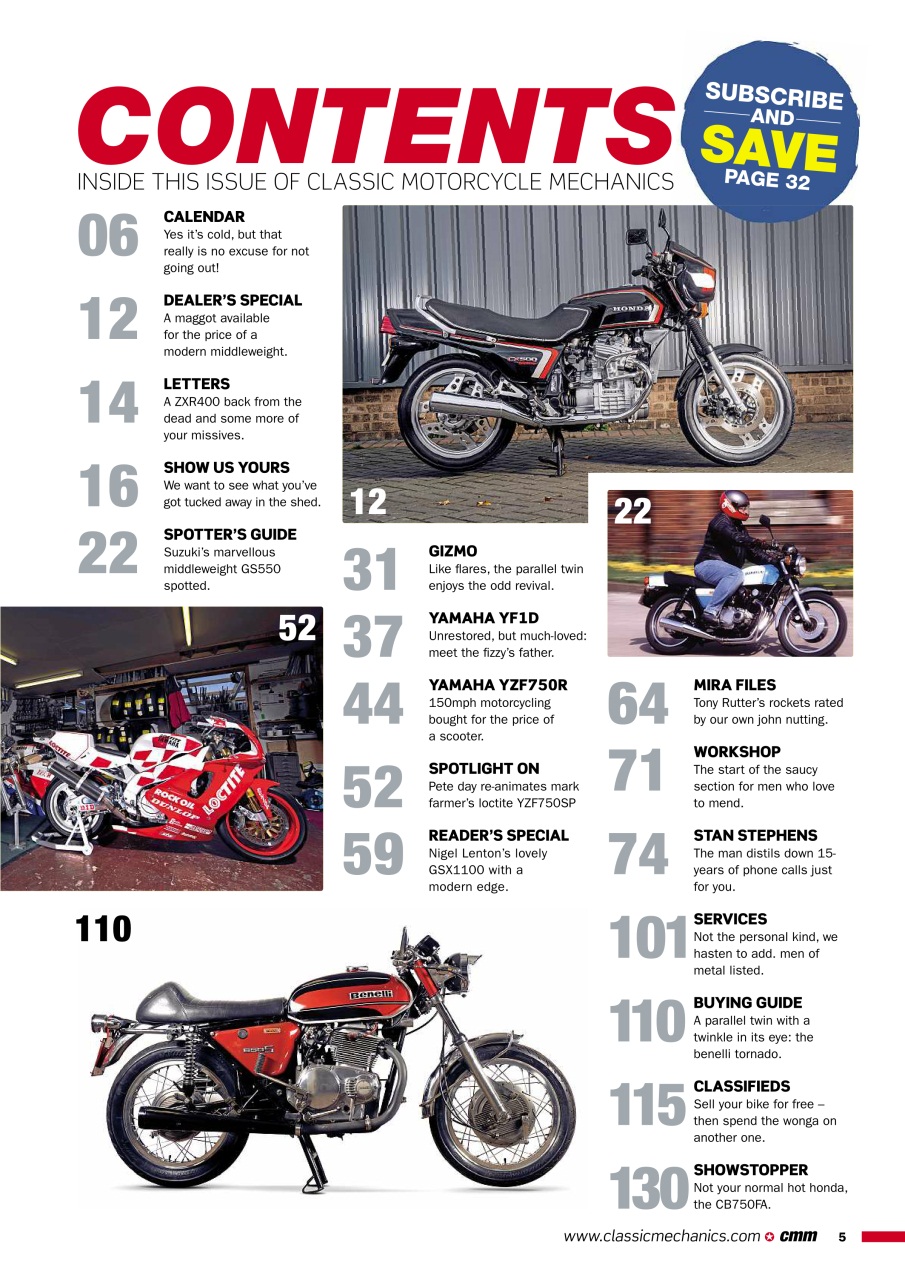 Classic Motorcycle Mechanics Preview Pages