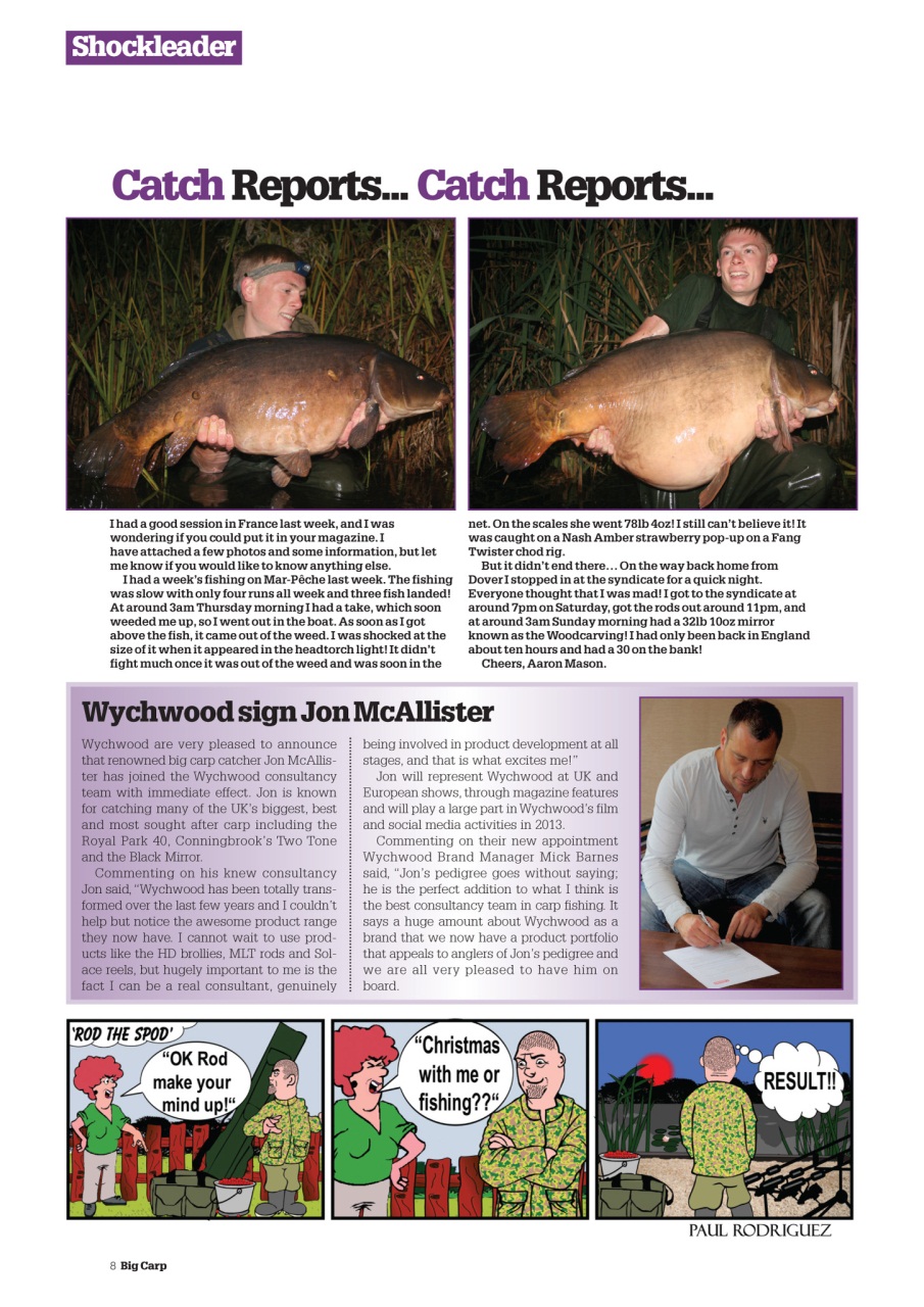 Big Carp Magazine Preview Pages