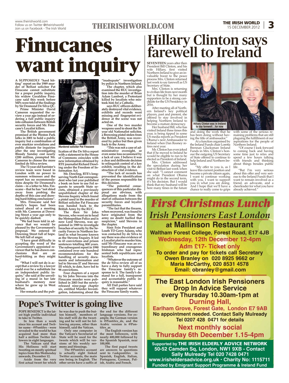 Irish World Preview Pages