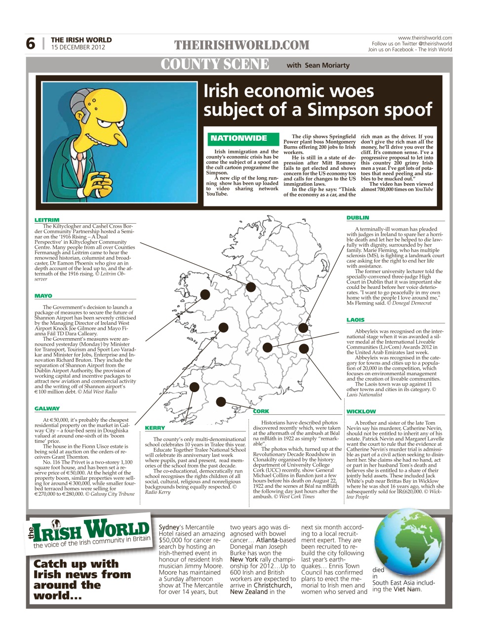 Irish World Preview Pages