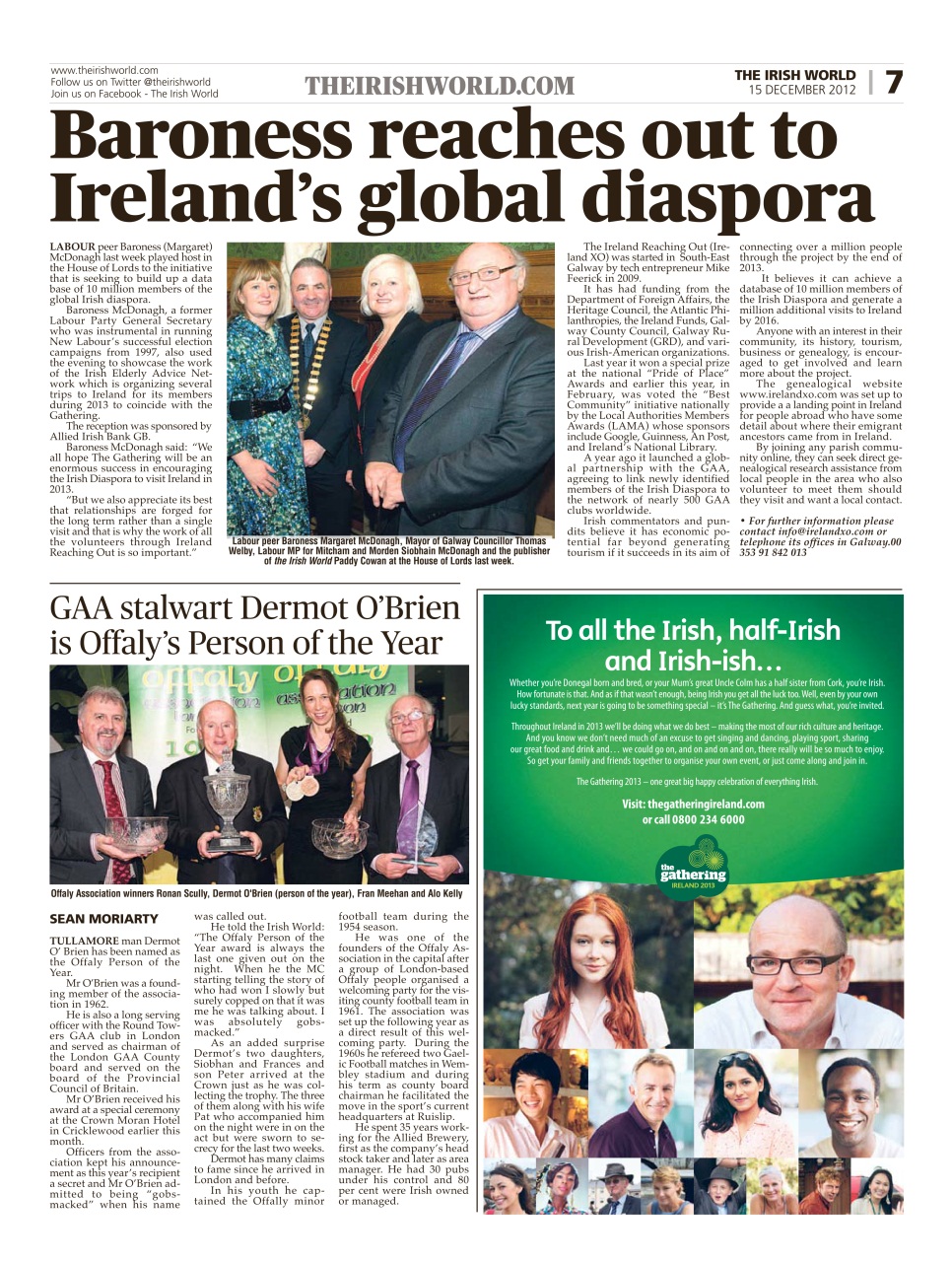 Irish World Preview Pages