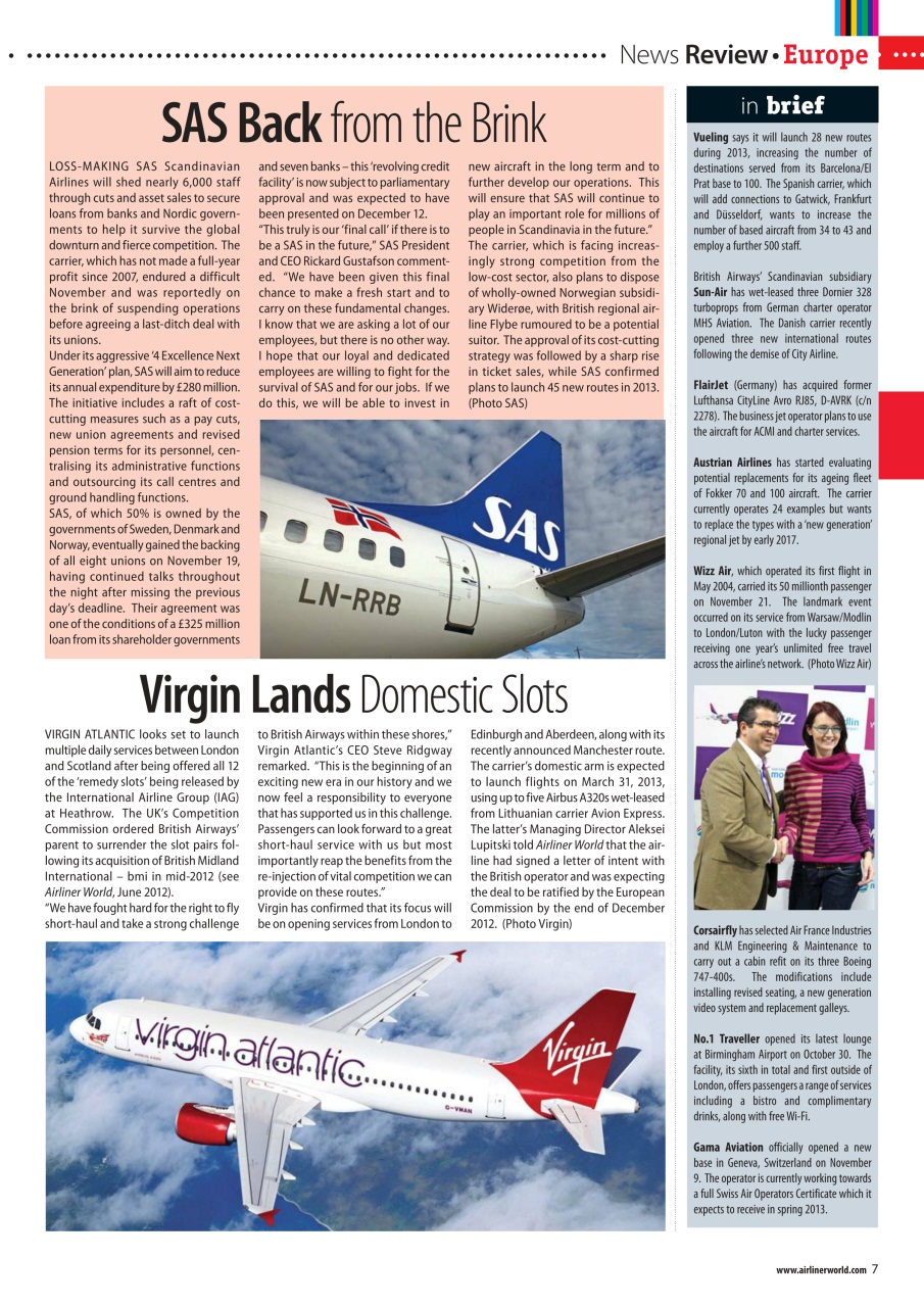 Airliner World Preview Pages