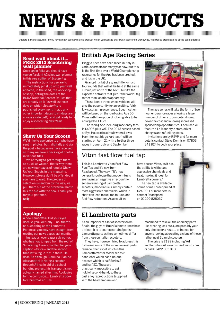 Scootering Preview Pages