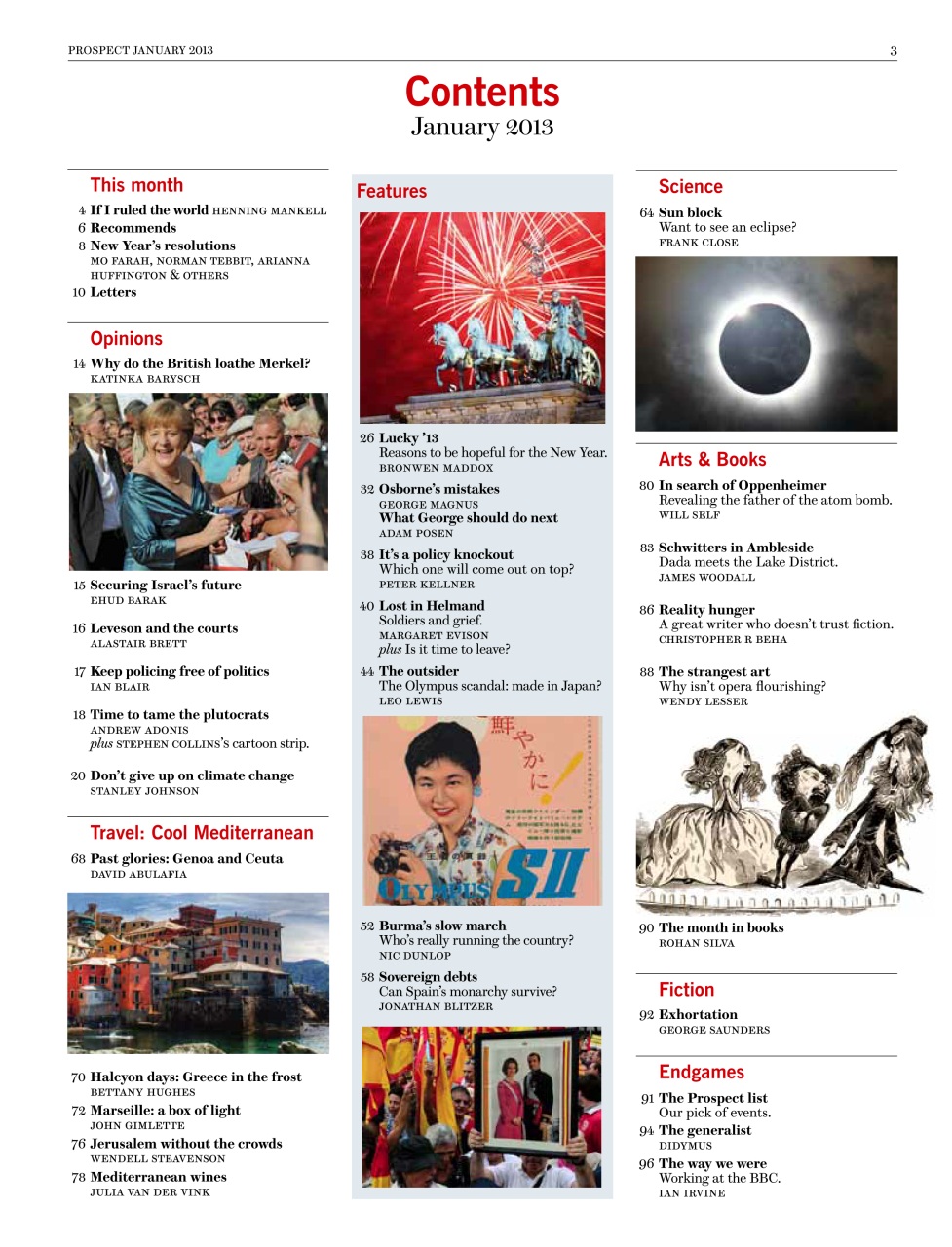 Prospect Magazine Preview Pages