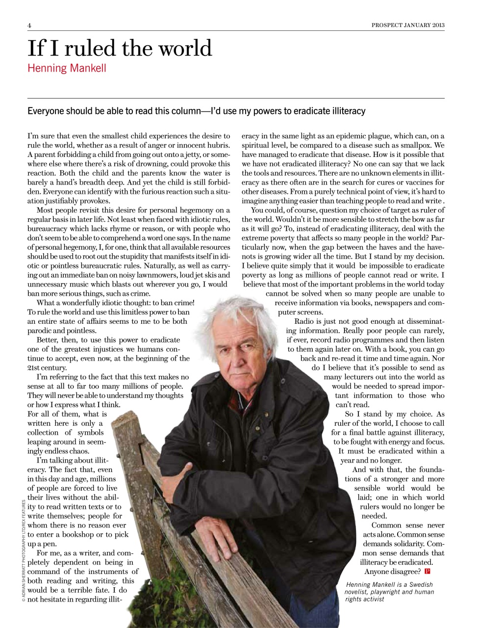 Prospect Magazine Preview Pages