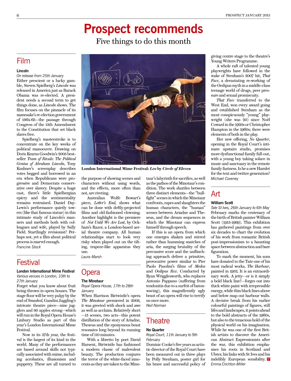 Prospect Magazine Preview Pages