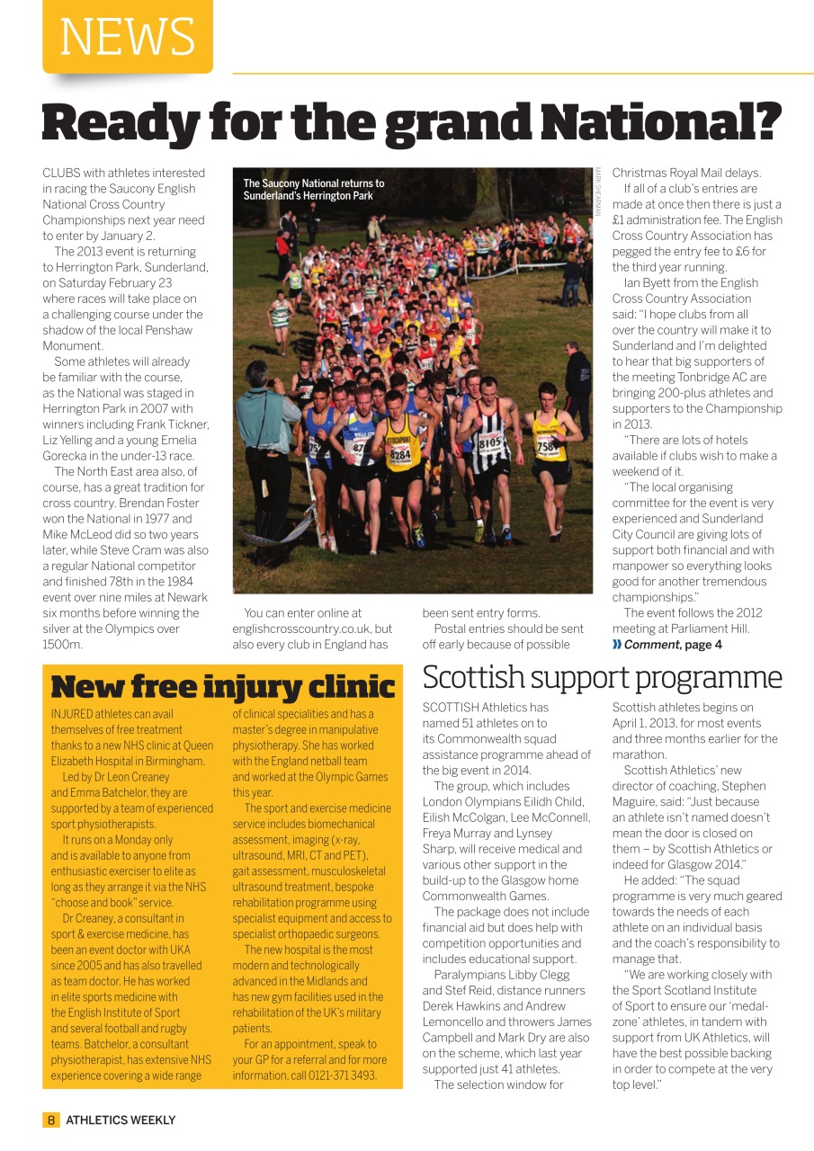 AW – Athletics Weekly Magazine Preview Pages