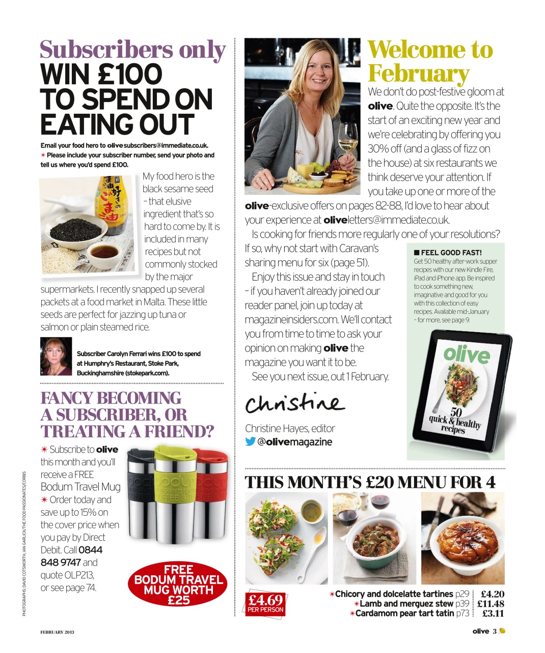 Olive Magazine Preview Pages