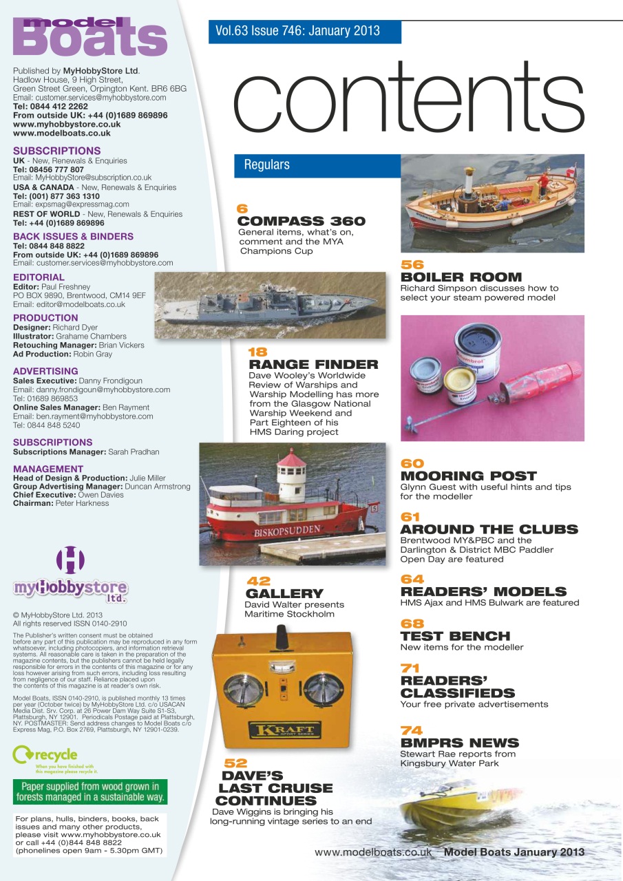 Model Boats Preview Pages