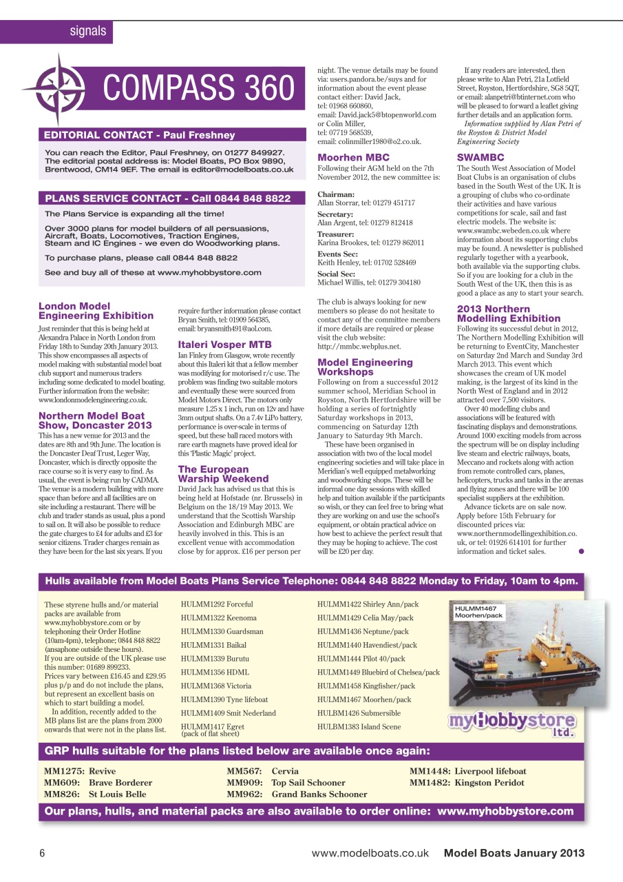 Model Boats Preview Pages