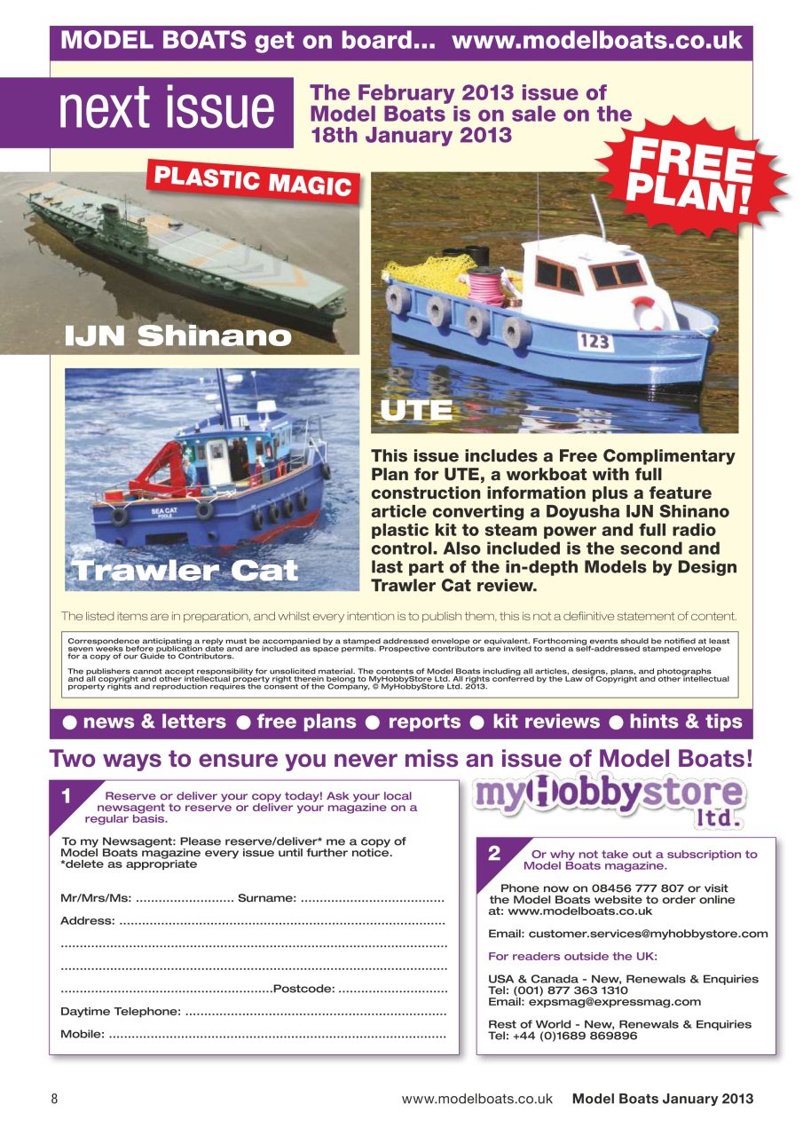 Model Boats Preview Pages
