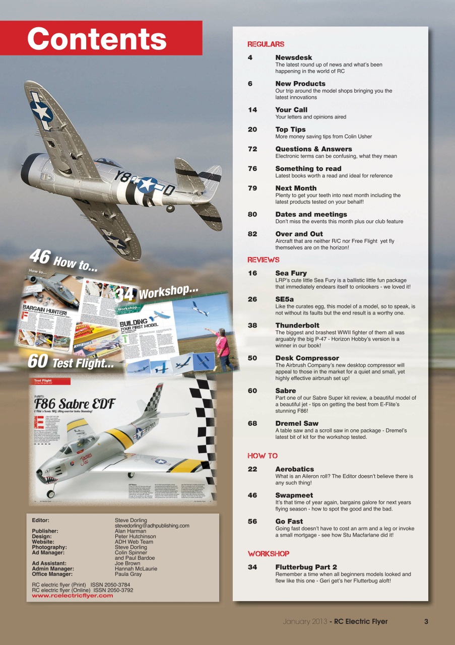 RC Electric Flyer Preview Pages