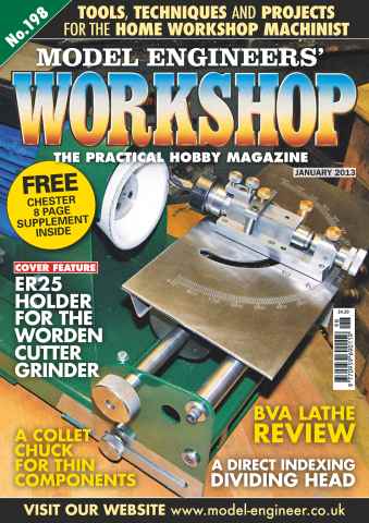 Model Engineer & Workshop Magazine issue January 2013