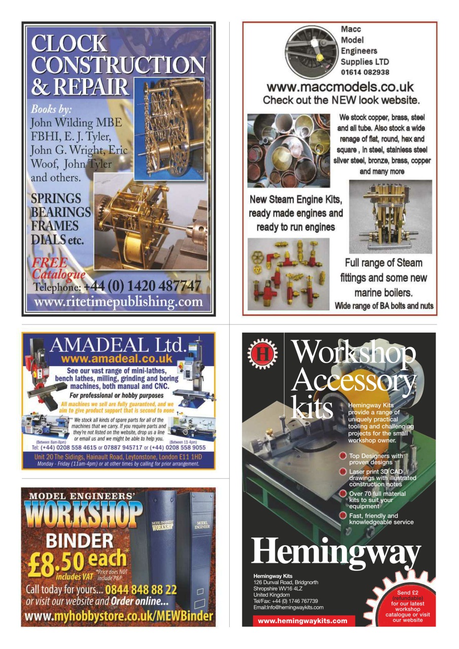 Model Engineer & Workshop Magazine Preview Pages