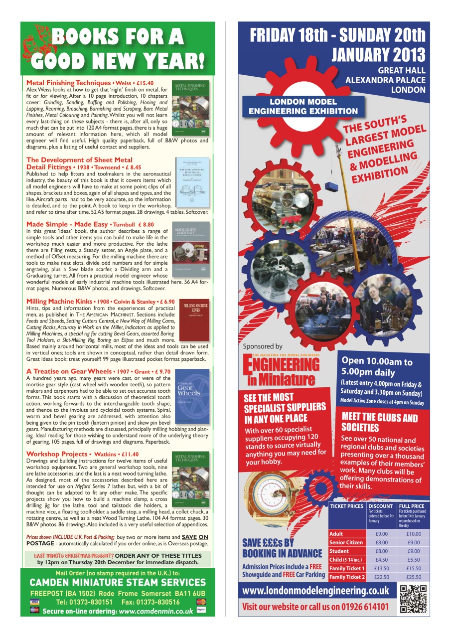 Model Engineer & Workshop Magazine Preview Pages