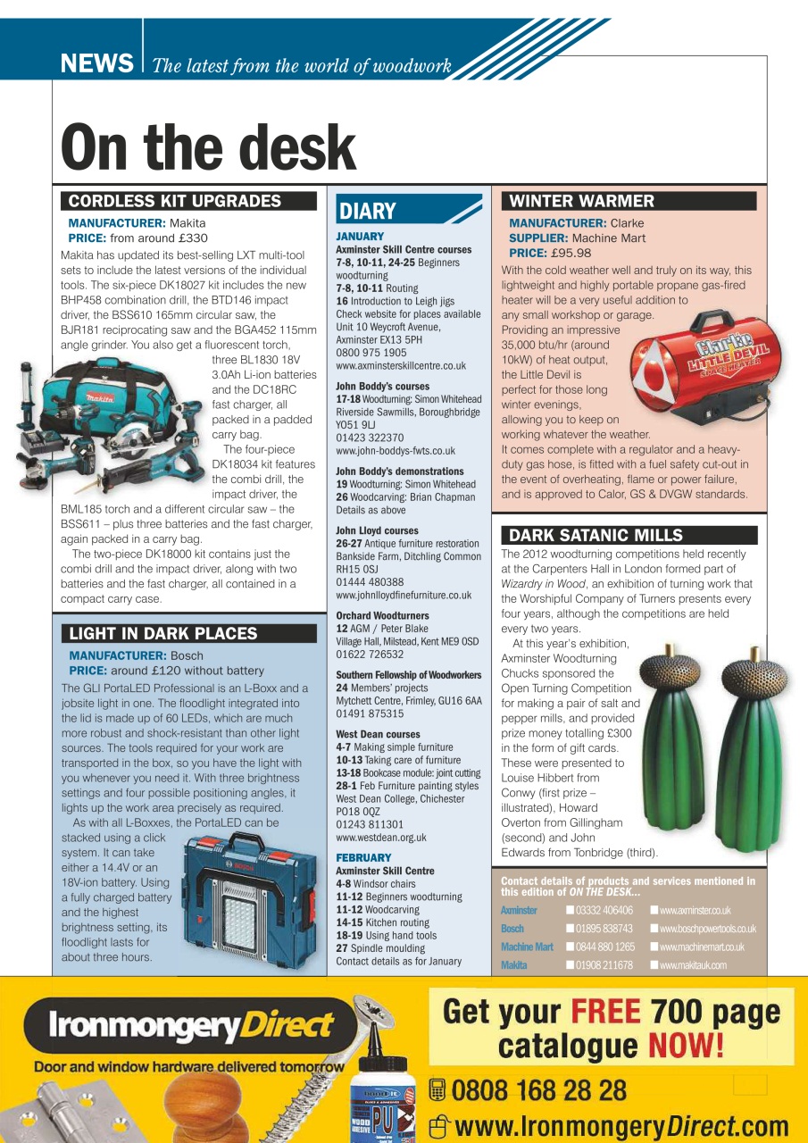 The Woodworker Magazine Preview Pages