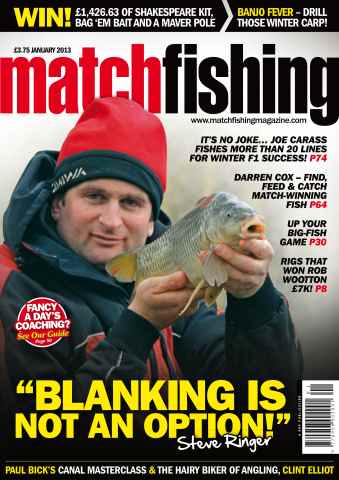 Match Fishing issue January 2013