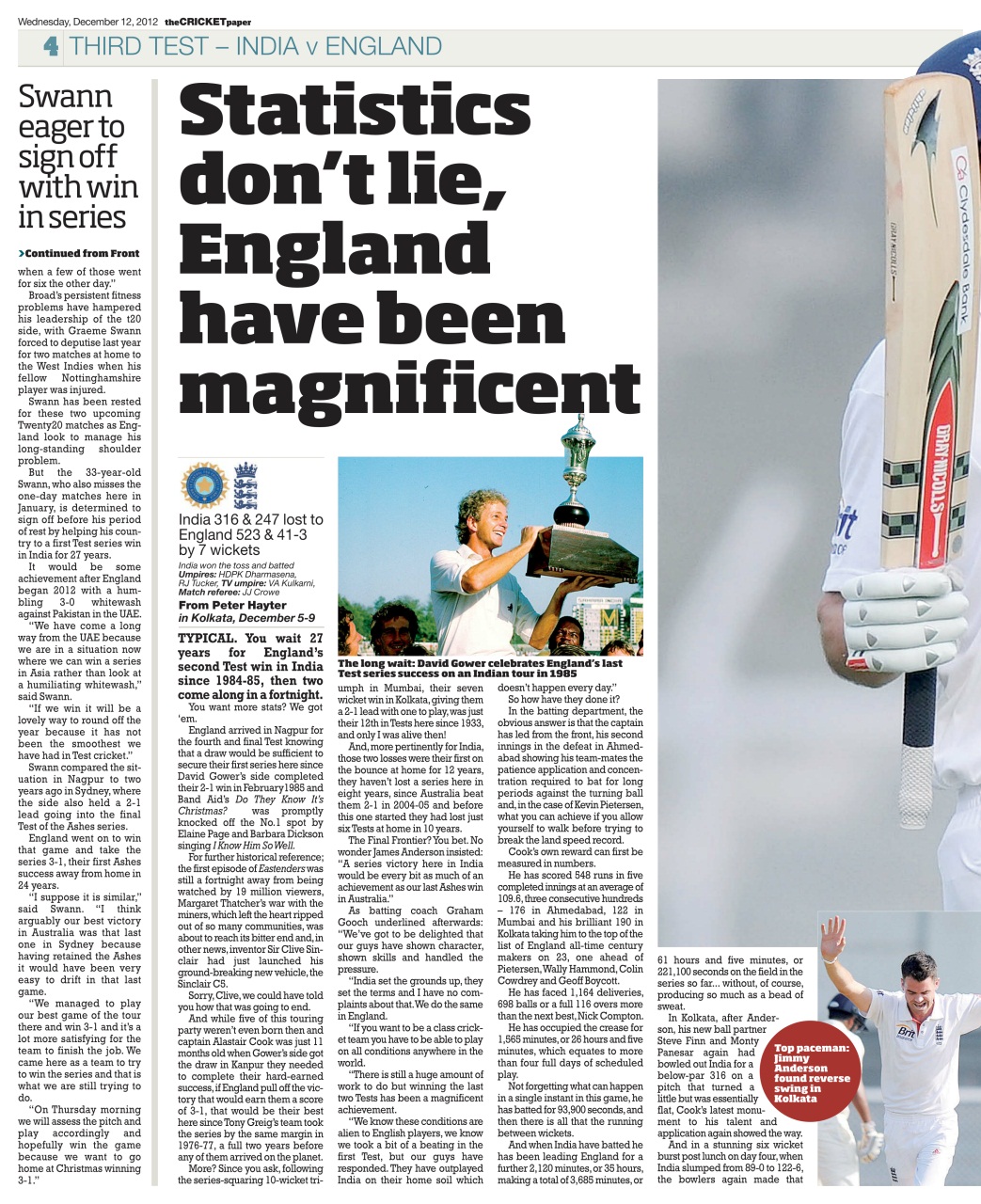 The Cricket Paper Preview Pages