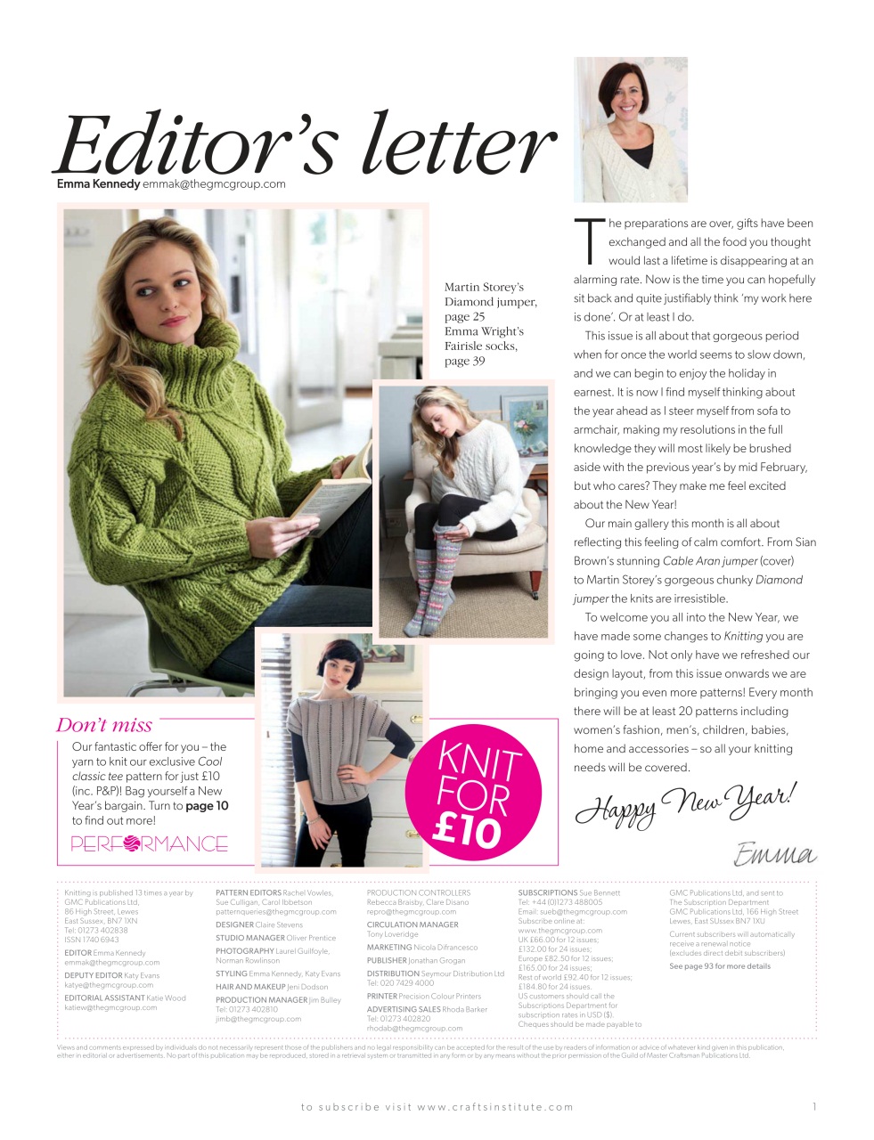 Knitting Preview Pages