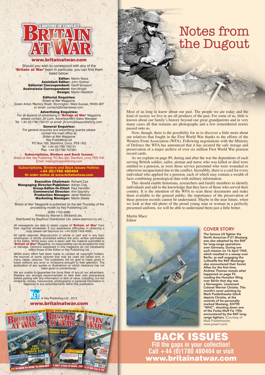 Britain at War Magazine Preview Pages