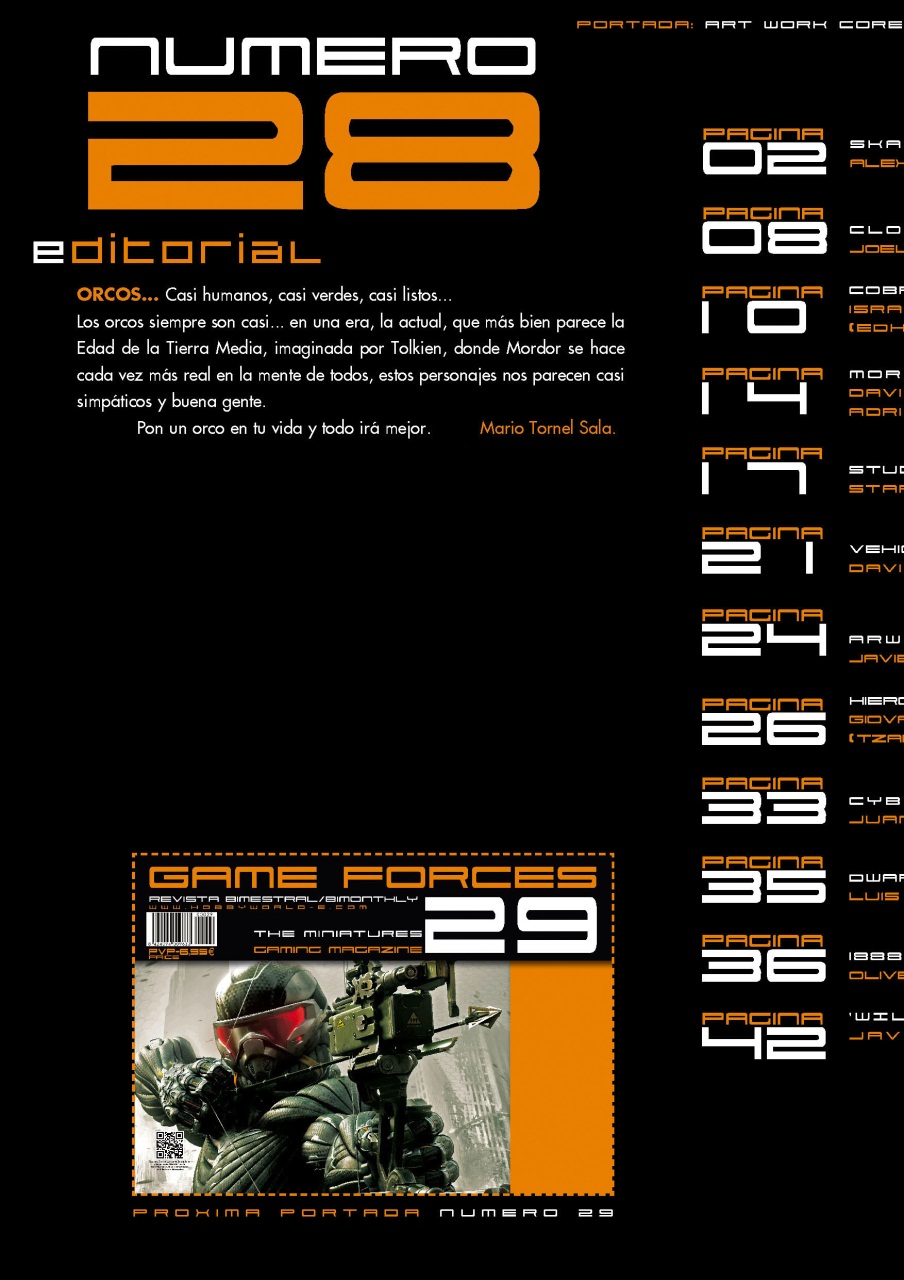 Game Forces Preview Pages