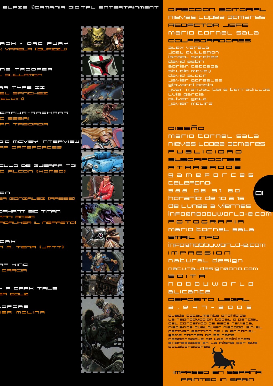 Game Forces Preview Pages