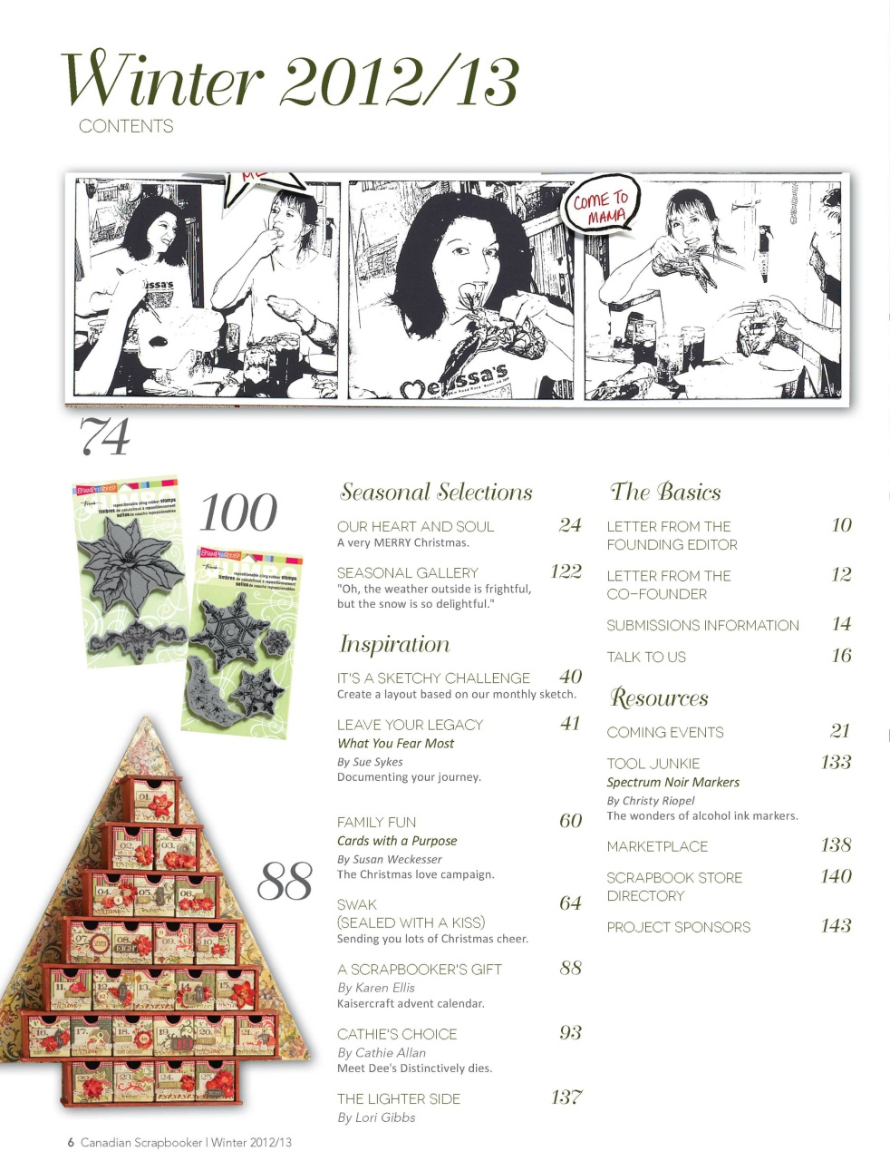 Creative Scrapbooker Preview Pages